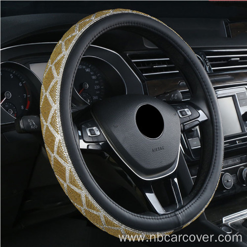 Luxury Bling Accessories For Car Steering Wheel Cover